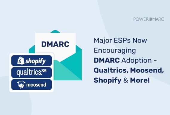 Grote ESP's moedigen DMARC nu aan - Qualtrics, Moosend, Shopify &amp; meer!