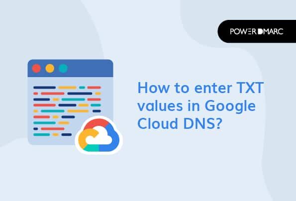 ¿Cómo introducir valores TXT en Google Cloud DNS?