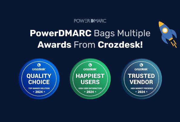 PowerDMARC recibe varios premios Crozdesk 2024